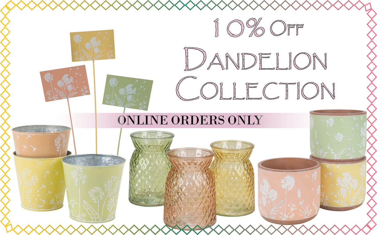 10% Off Dandelion Collection! (Discount Appears In Cart)