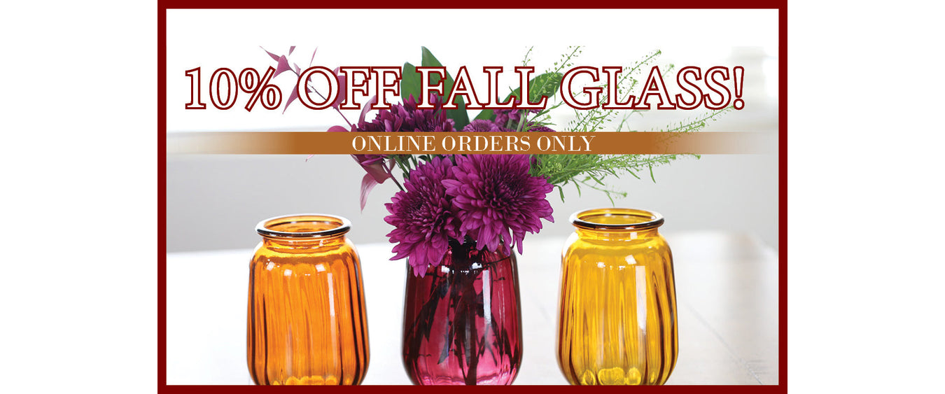 10% Off Fall Glass! (Discount Appears In Cart)