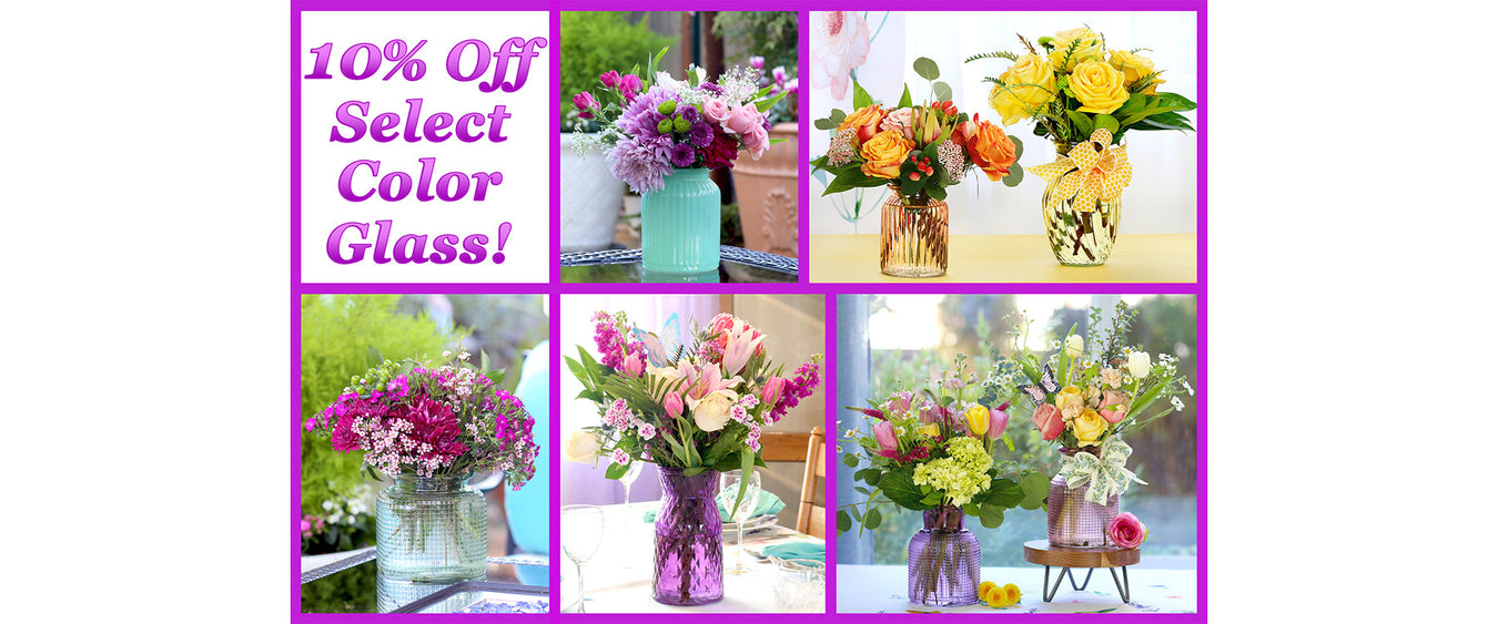 10% Off Select Color Glass! (Online Orders Only)