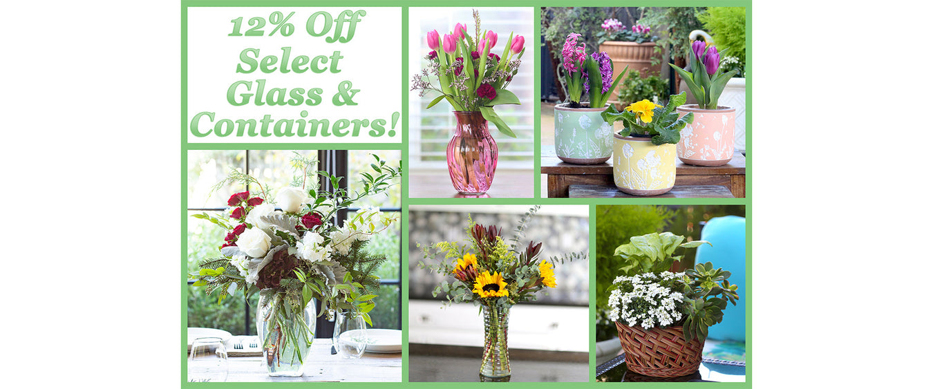 12% Off Select Glass & Containers! (Online Orders Only)