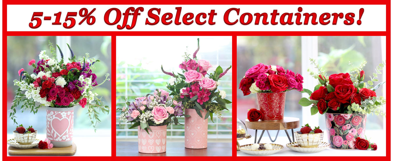 5-15% Off Select Containers! (Online Orders Only)