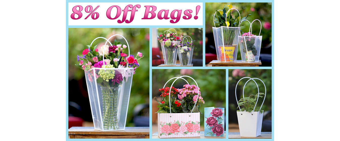 8% Off Bags! (Online Orders Only)