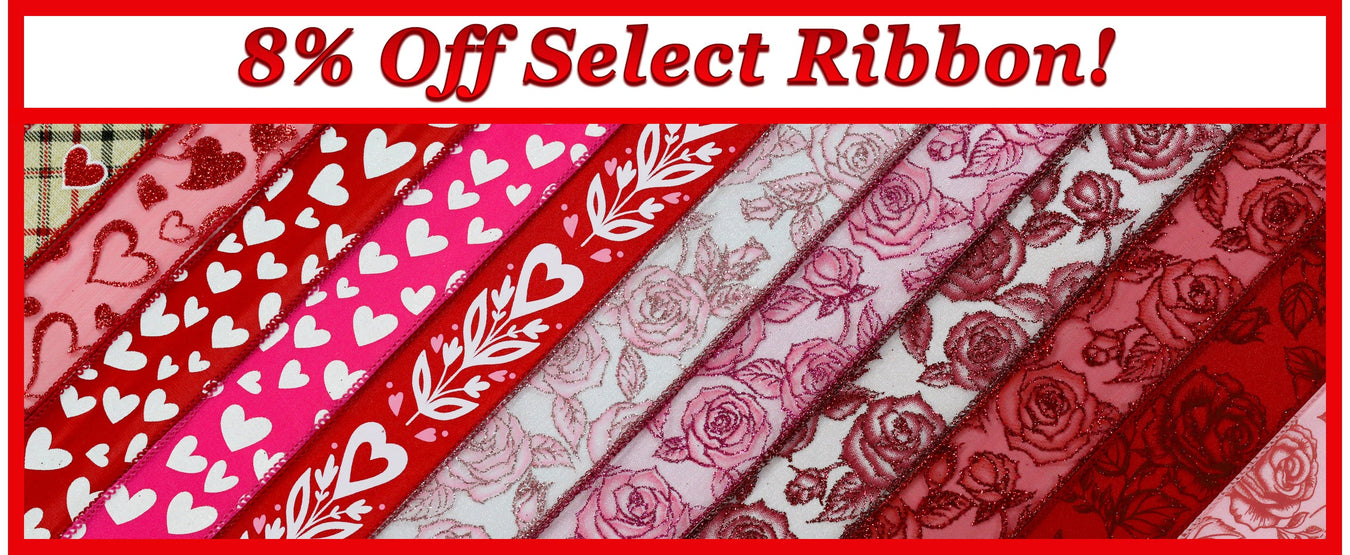 8% Off Select Ribbon! (Online Orders Only)