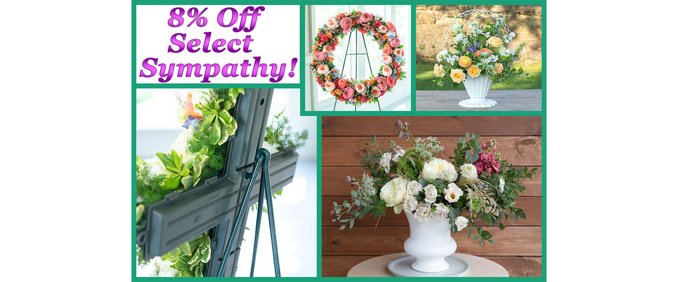 8% Off Select Sympathy! (Online Orders Only)