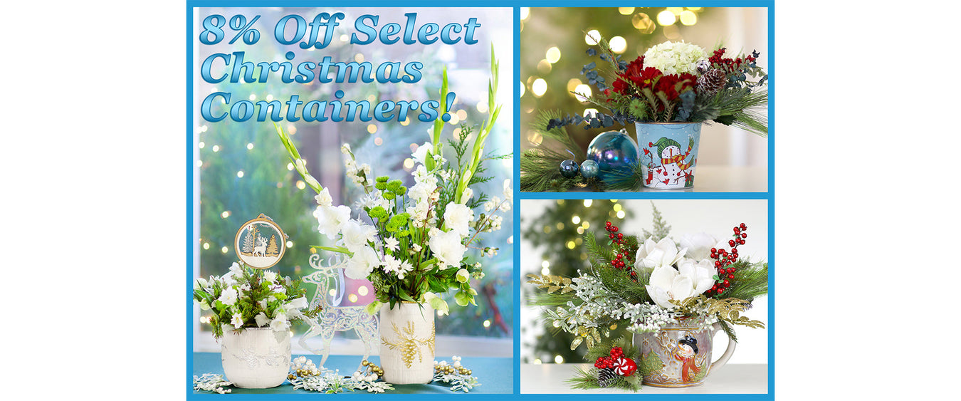 ***8% Off Select Christmas Containers! (Online Orders Only)***