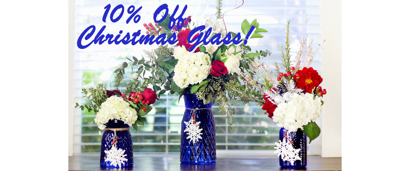 10% Off Christmas Glassware! (Discount Appears In Cart)