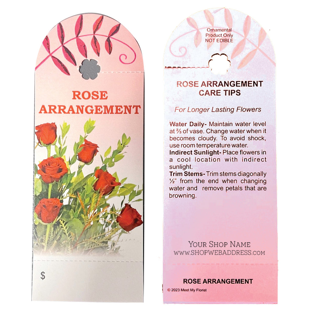 Personalize Care Tags With Your Shop Name