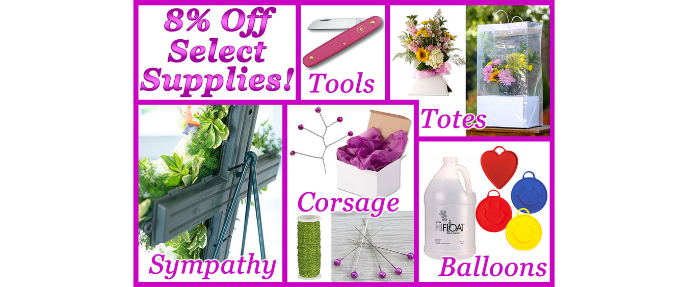 8% Off Select Supplies! (Online Orders Only)