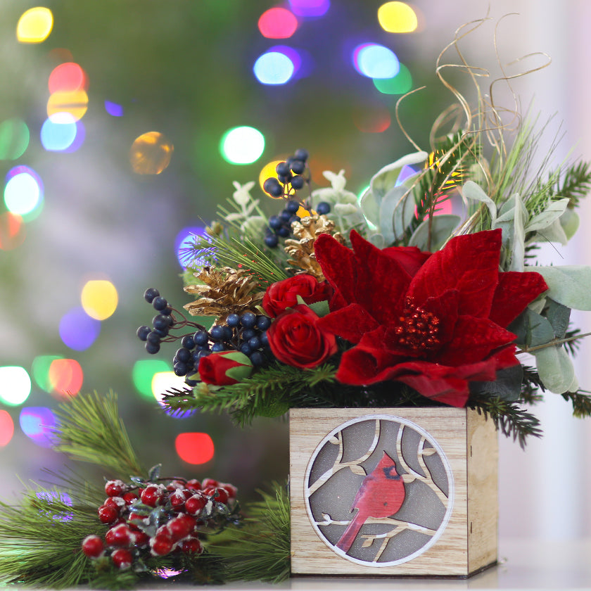 Christmas Wood Containers