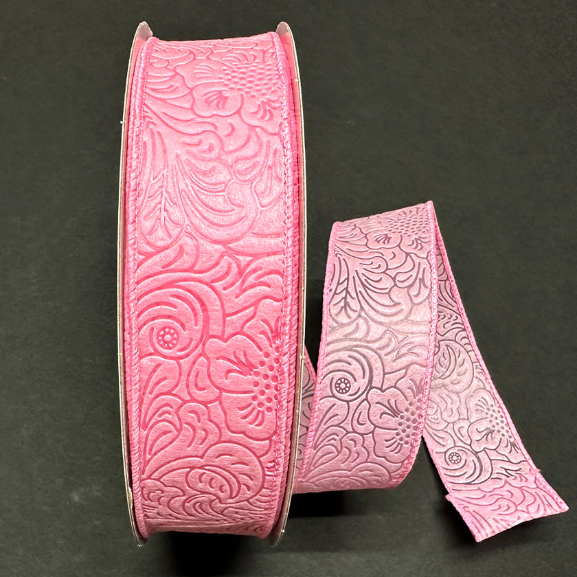 Flower Embossed Ribbon