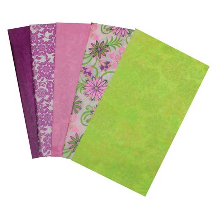 Waxed Floral Tissue Assortment, 18x24, Bulk 400 Sheet Pack